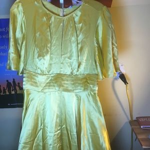 Amanda Uprichard Raya Silk Mini Dress